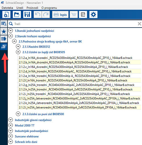 otvaranje predloska u SD